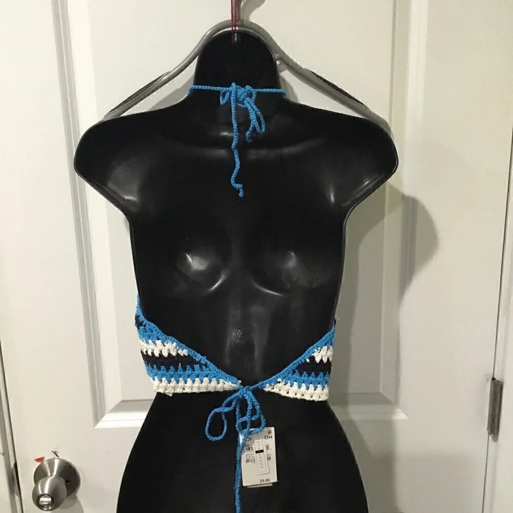 Bp Crochet Striped Halter Top - Picture 4 of 4